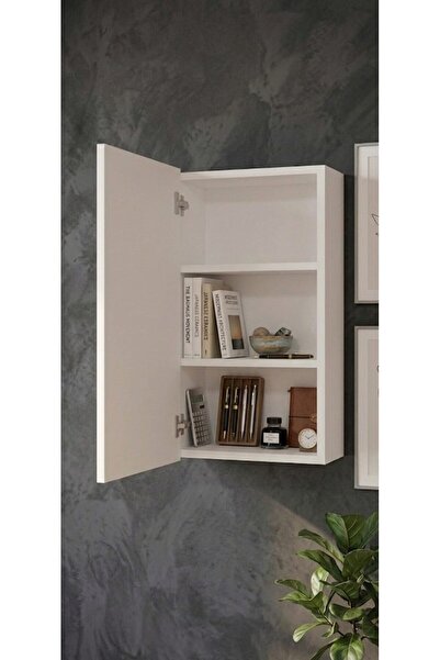 Gökbudak Mobilya 3 Bölmeli MDF Duvar Dolabı | 2 Raflı Mutfak & Banyo Dolabı B...