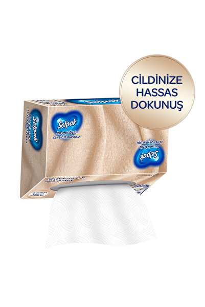Selpak El Ve Yüz Havlusu Kutulu Kaşmir Özlü 5*80 Yaprak