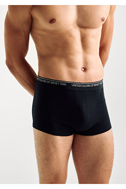 United Colors of Benetton Benetton Logo Lastikli Boxer Külot