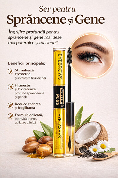 Softto Plus Σέρουμ φρυδιών και βλεφαρίδων – Φροντίδα για πιο πυκνές, πιο δυνα...