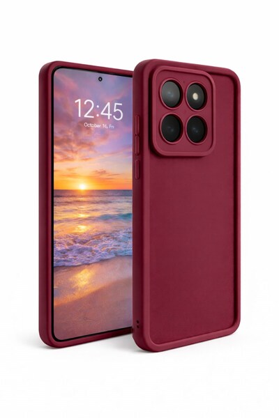 Vissona mi 17 Uyumlu Kamera Çıkıntılı Mat Silikon Telefon Kılıfı