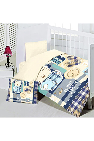 MAXSTYLE Sweet Bear Baby Duvet Cover Set