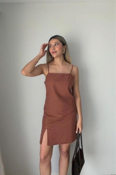 Güneş Μίνι φόρεμα Sora με λεπτές τιράντες