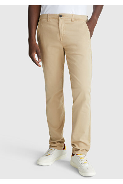 United Colors of Benetton Ανδρικό παντελόνι Chino σε μπεζ Slim Fit