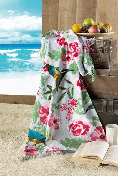 MAXSTYLE Crazy Velvet Beach Towel 70x160 Cm