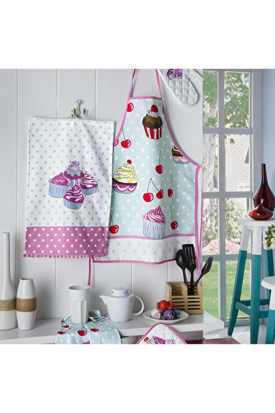 MAXSTYLE Cherries 5 Piece Kitchen Set