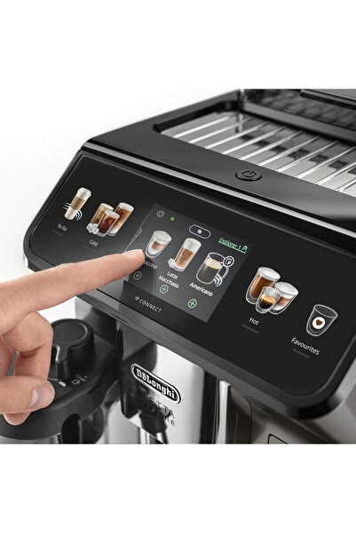 DELONGHİ Eletta Explore ECAM450.86.T Tam Otomatik Espresso Kahve Makinesi , 50 + farklı içecek, Soğuk Kahve