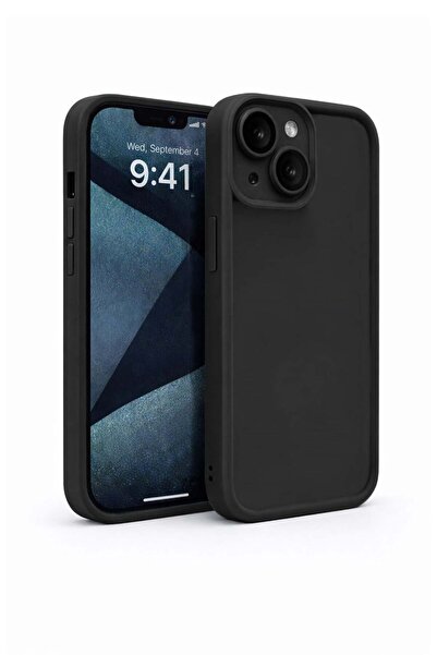 Vissona iPhone 13 MİNİ Uyumlu Kamera Çıkıntılı Mat Silikon Telefon Kılıfı