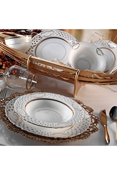 Aryıldız AR 30031 Queen Oxford Bone China 83 Parça Yemek Takımı