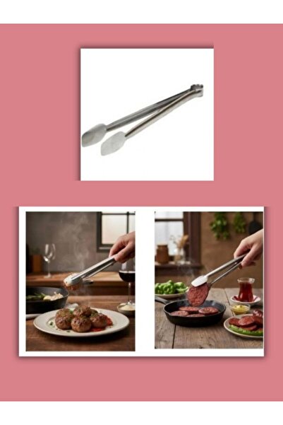 CİYESKA ماشا - ملاقط للشواء، ملاقط تقديم من الفولاذ المقاوم للصدأ