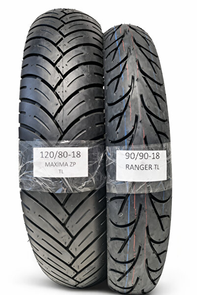 MARUTİ TYRES 120/80-18 VE 90/90-18 MOTOSİKLET LASTİK TAKIMI TL (TUBELESS - DU...