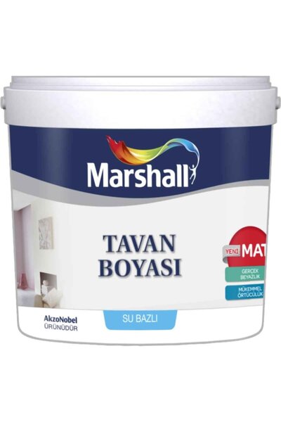Marshall Tavan Boyası 2.1L=3,5 Kg Mükemmel Beyazlık-Ekstra Örtücülük-Nefes Al...