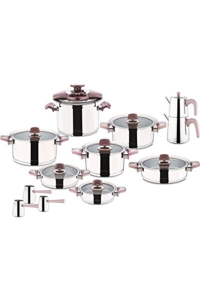 Aryıldız Flamingo Rose Gold Cam İdeal Set