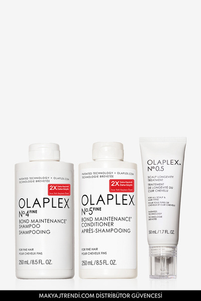 Olaplex Scalp Therapy For Fine Hair Trio Set - İnce Telli Saçlar İçin Şampuan...