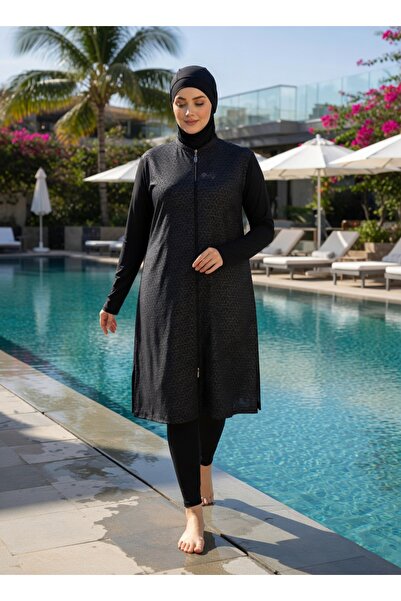 MEBA Γυναικείο μαγιό μεγάλου μεγέθους, αδιάβροχο, γρήγορου στεγνώματος, με πλ...