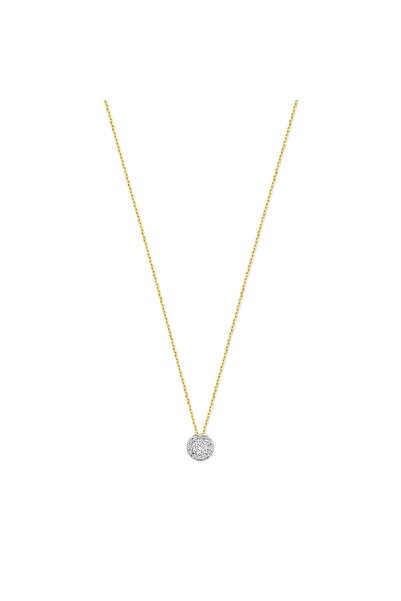 Isabel Bernard De la Paix Viviane 14-Karat-Goldkette mit Diamant IBD350031