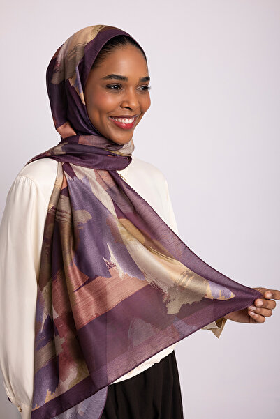 Ayshara Βούρτσα Με σχέδιο Μονόπλευρο Σάλι - Δαμασκηνί