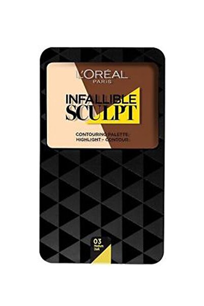 L'Oreal Paris Kontür Paleti - Infallible Sculpt Contouring Palette 03 Medium/...