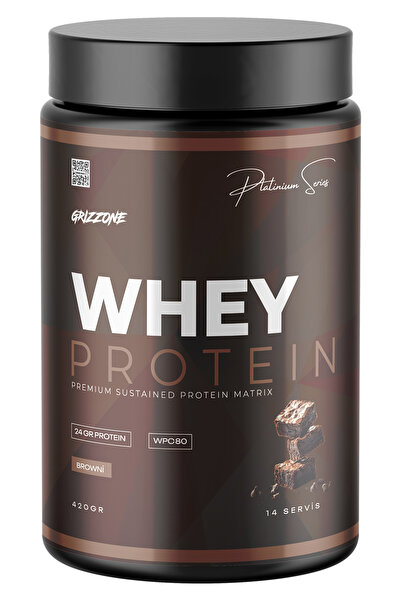 GRIZZONE Whey Proteın 420 gr ( Browni )