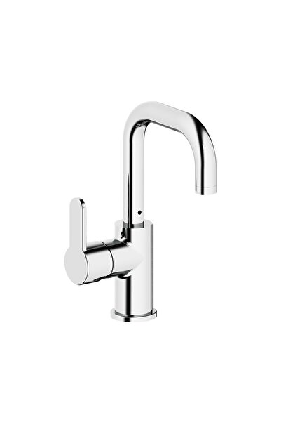 AQUA BAGNO صنبور حوض Adell Lento Swan - كروم مصقول 3/8