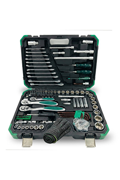 AutoFamily AUTO FAMILY Precision 121 Pcs Ratcheting Screwdriver & Socket Bit Set
