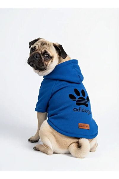 MPZ Pets Blue Hoodie Adidog - Cat and Dog Clothing & Dress