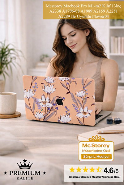 Mcstorey Macbook Pro M1-m2 Kılıf 13inç A2338 A1706-08 A1989 A2159 A2251 A2289...