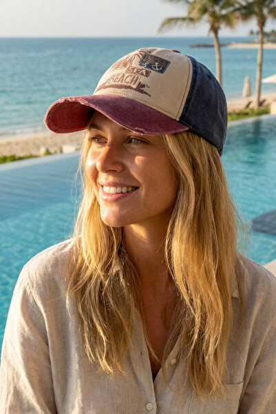 LAGRANZE Καπέλο με θέμα την παραλία σε vintage στυλ – Καπέλο μπέιζμπολ unisex...