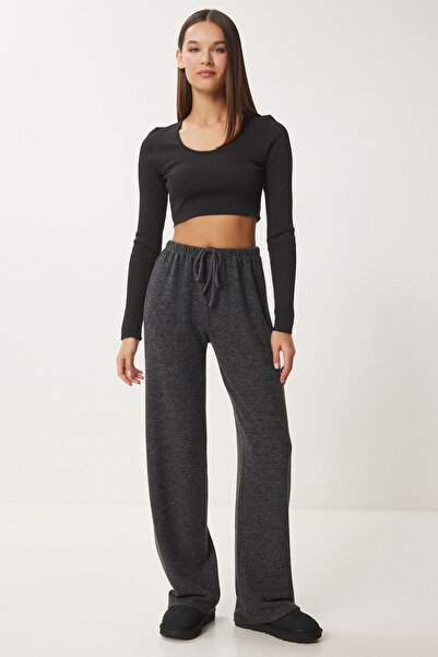 Hiccup ISTANBUL Wide-leg drawstring jogger pants