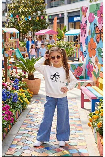 NURTOPU Dívčí souprava top a kalhoty super kvalitní džíny sezónní prvotřídní ...