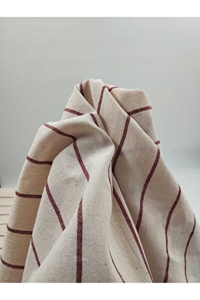 ünsal tekstil Çizgili Şile Bezi Kumaş(1 Metre × 1.5 En)