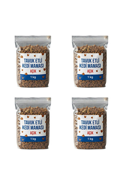 DİĞER1111 Tavuklu Kedi Maması – Sokak Hayvanları Için Ekonomik Çözüm - 4 Kg (...