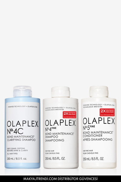 Olaplex Clarifying Fine Hair Set - İnce Telli Saçlar İçin Derinlemesine Temiz...