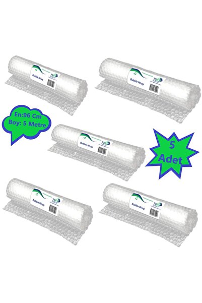 tify Balonlu Naylon Sargı 5 Adet 96 cm En 5 Metre Boyunda Havalı Eşya Koruma ...