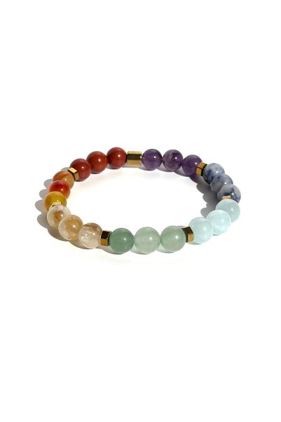 ŞUFAYS 7 Chakra Natural Stone Bracelet