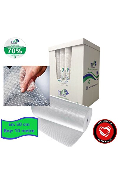 tify Balonlu Naylon Sargı 50 cm En 10 Metre Boyunda Havalı Eşya Koruma Ambala...
