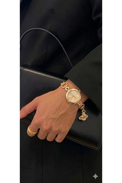 Evaa Jewelry Accessories ساعة يد نسائية من طراز Pinterest Model Charm في صندو...