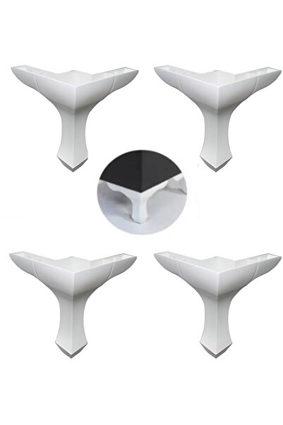 tify Έπιπλα Καναπές Βάση Καναπέ-κρεβάτι Ανυψωτικό Πόδι Πλαστικό, Λευκό Λουκέν...