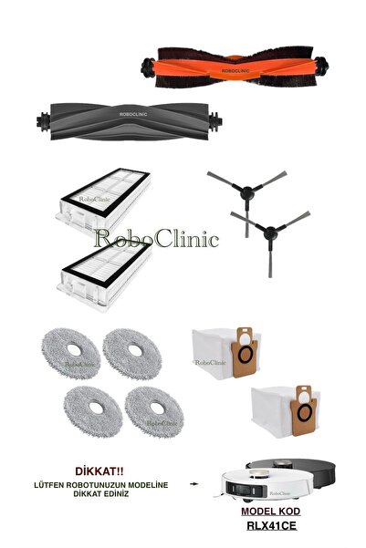 Roboclinic Συμβατά ανταλλακτικά για την ηλεκτρική σκούπα ρομπότ Dreame L20 Ul...
