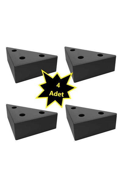 hepsiibirarada 4 Τεμάχια Τρίγωνο, Τραπέζι, Ντουλάπι Πυραμίδα Έπιπλα Πόδι 3 εκ...