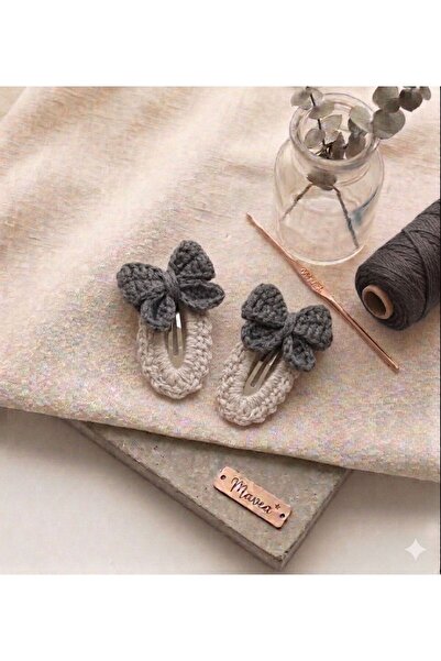 MAVEA Bowknot Mesh Snap Buckle