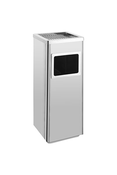 Concept Coș de gunoi cu scrumieră, pentru hotel, oțel inoxidabil, 36 L