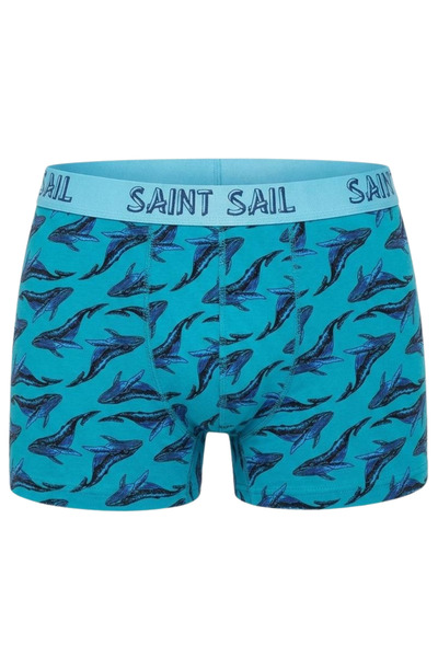 Saint Sail Ανδρικά μποξεράκια με σχέδιο Deep Ocean Whale, ειδικής σχεδίασης
