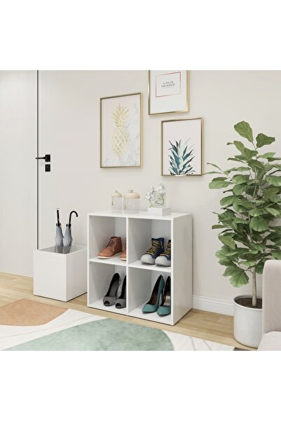 Concept Pantofar de hol, alb, 105 x 35,5 x 70 cm, PAL