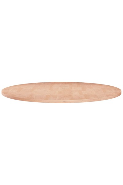 Concept Blat de masă rotund, Ø60x1,5 cm, lemn masiv stejar netratat