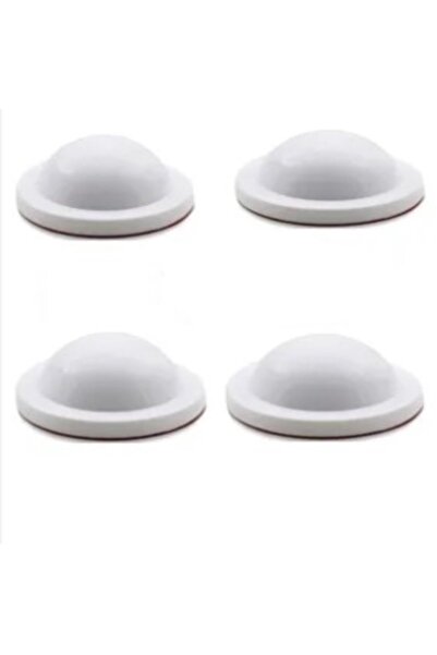 tify Πώμα πόρτας από σιλικόνη λευκό 4 τεμάχια Αυτοκόλλητο λευκό πώμα λαβής πό...