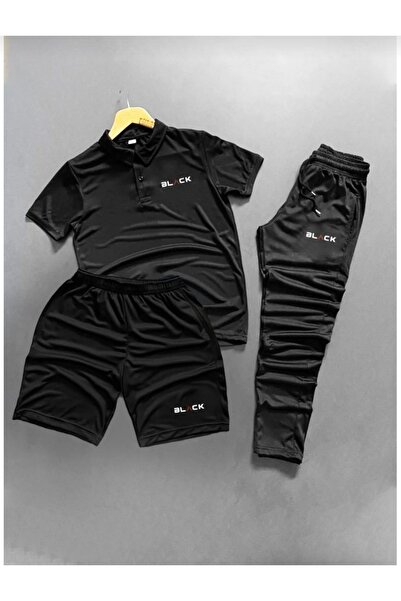 ByFourMan Σετ αθλητικής φόρμας HARVARD με τύπωμα Black Scuba