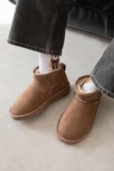 STRASWANS Γυναικείες μπότες Asia με χοντρή σόλα από καστόρι με επένδυση από μ...