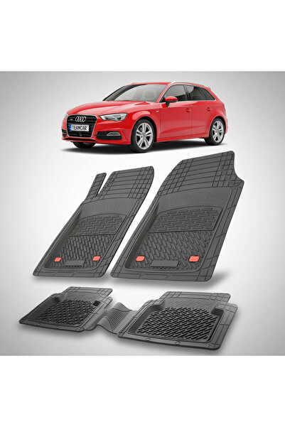 TEAMCAR ®   Covorașe auto, tip tavă, compatibile cu Audi A3 8V Hatchback 5 uș...