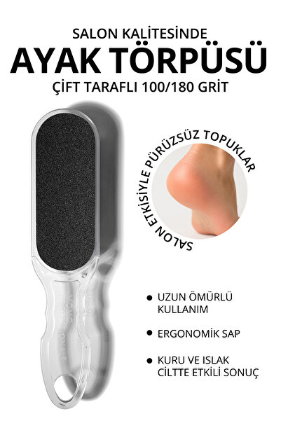 MOMO professional Ayak ve Topuk Törpüsü, Çift Taraflı 100/180 Grit